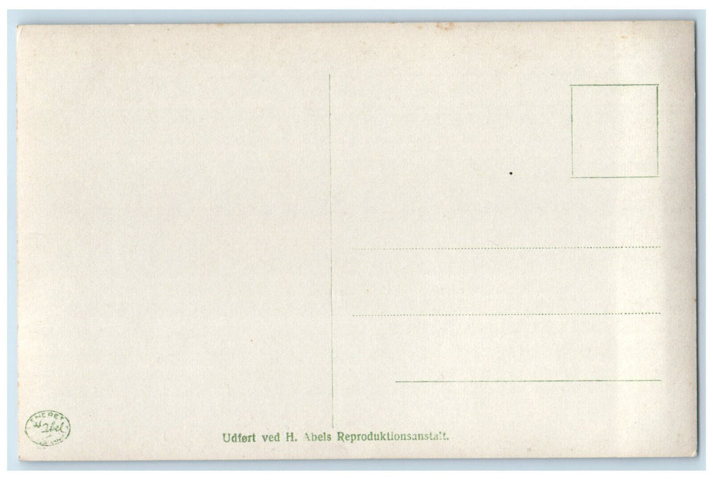 c1930's Road Directorate Krog's Statue Oslo Norway Unposted RPPC Photo Postcard