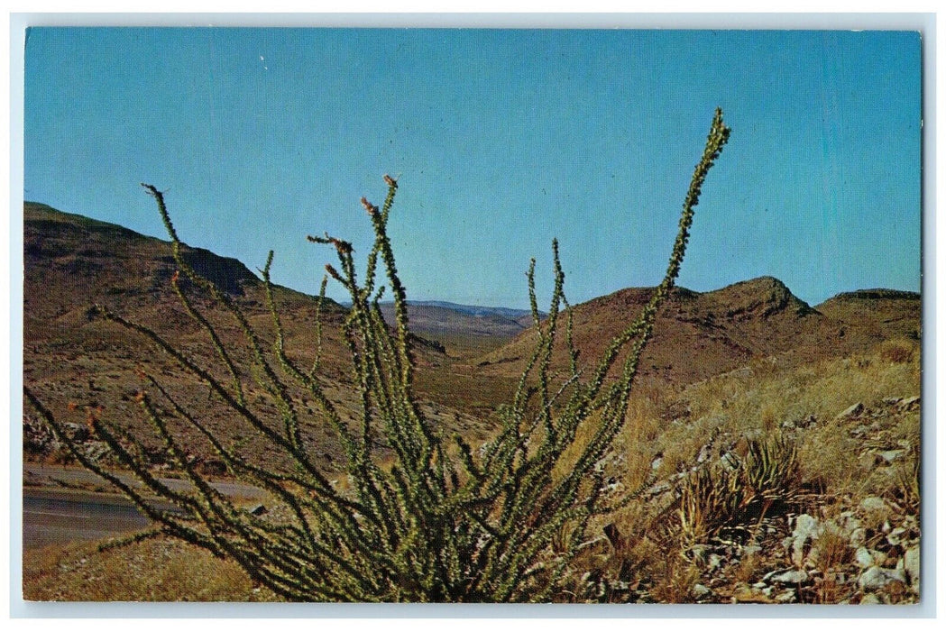 1960 Looking Window Sierra Diablo Mountain Range Van Horn Texas Vintage Postcard