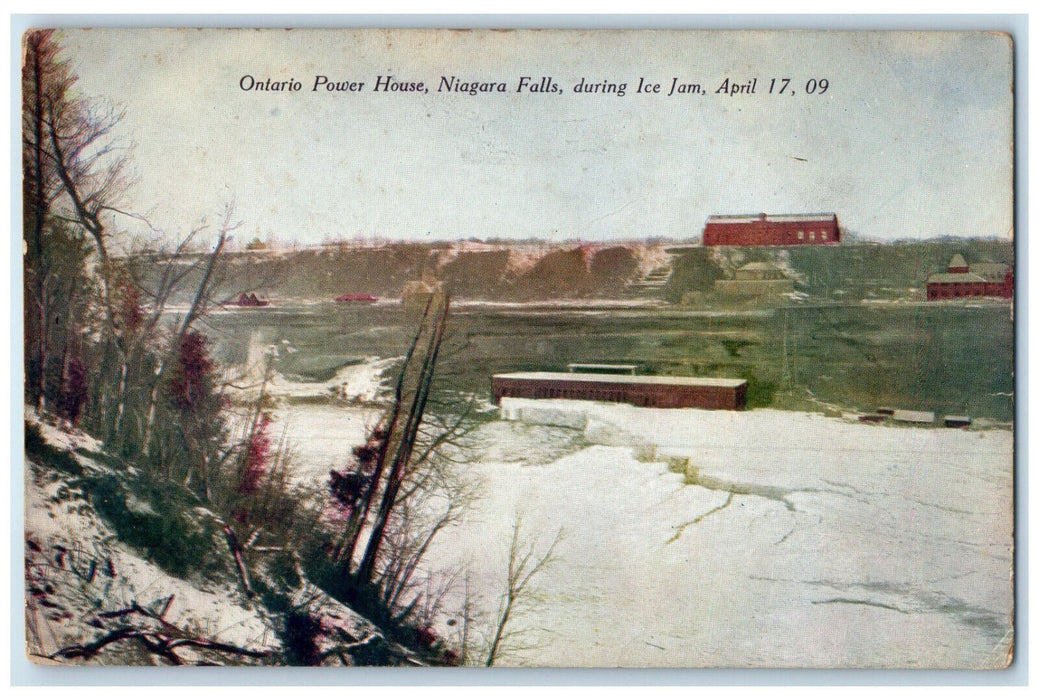 1913 Ontario Power House Niagara Falls Ontario Canada Antique Postcard