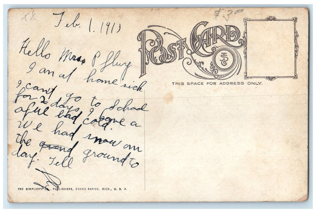 1913 Ontario Power House Niagara Falls Ontario Canada Antique Postcard