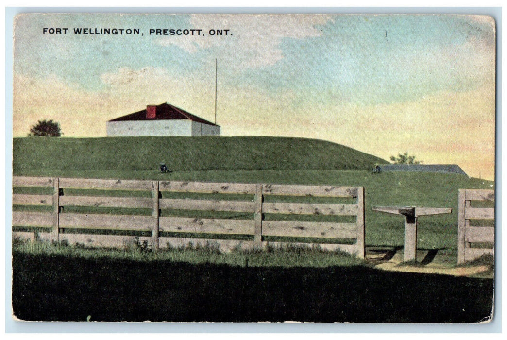 c1910 Fort Wellington Prescott Ontario Canada Antique Unposted Postcard