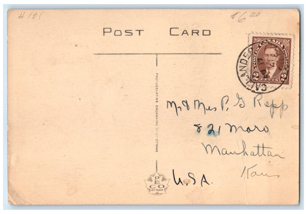 1941 Dafoe Hospital Play House of Dionne Quintuplets Callander Canada Postcard