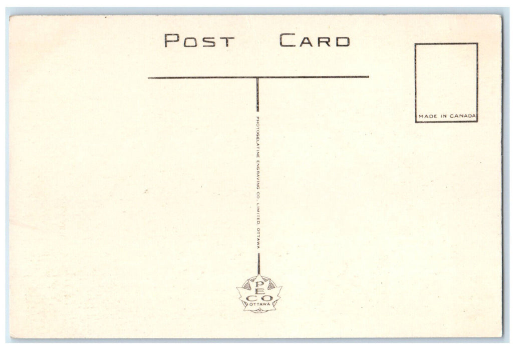 c1950's Longwood Bridge Bird Sanctuary Hamilton Canada Unposted Postcard