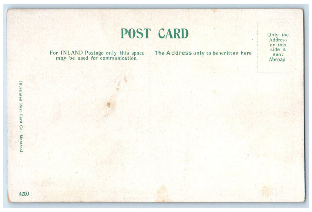 c1910 Place D'Armes Montreal Quebec Canada Antique Unposted Postcard
