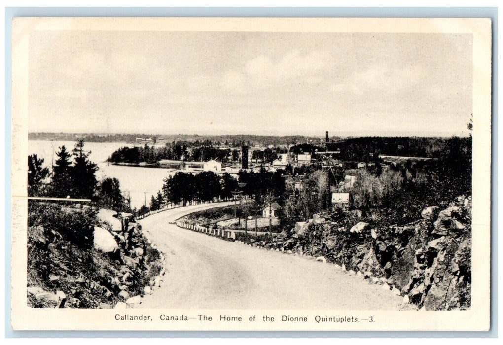 c1940's Canada Home of Dionne Quintuplets Callander Canada Unposted Postcard