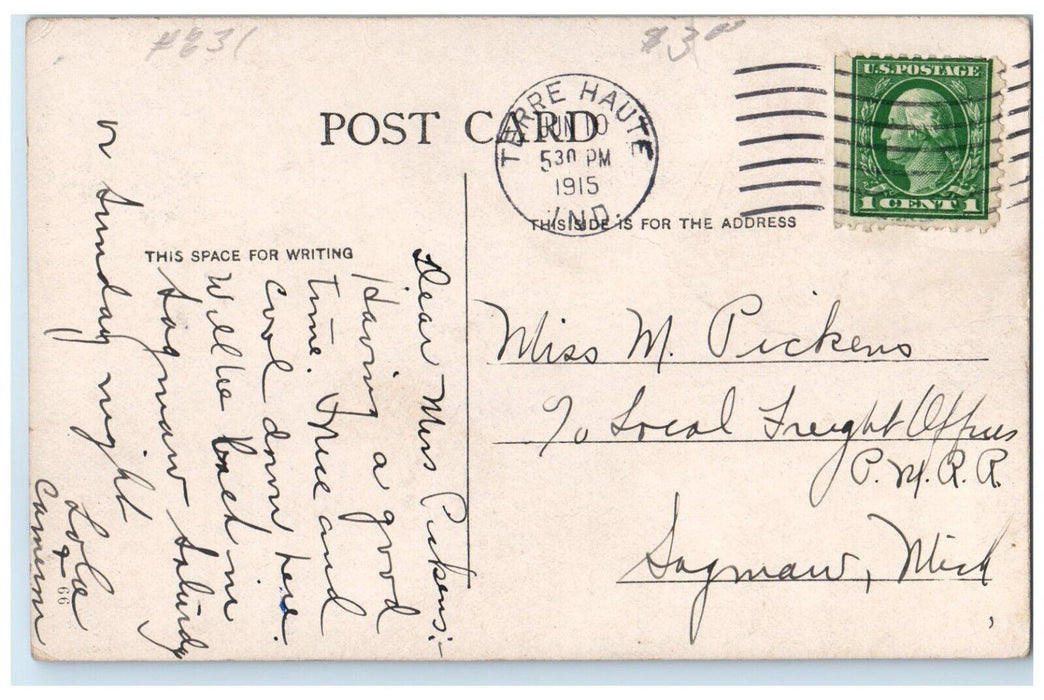 1915 Harper Memorial Library University Of Chicago Building Chicago IL Postcard