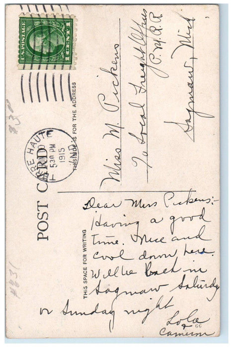 1915 Harper Memorial Library University Of Chicago Building Chicago IL Postcard