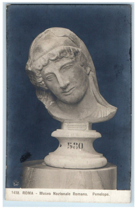 c1960's  Penelope National Roman Museum Rome Italy RPPC Photo Postcard