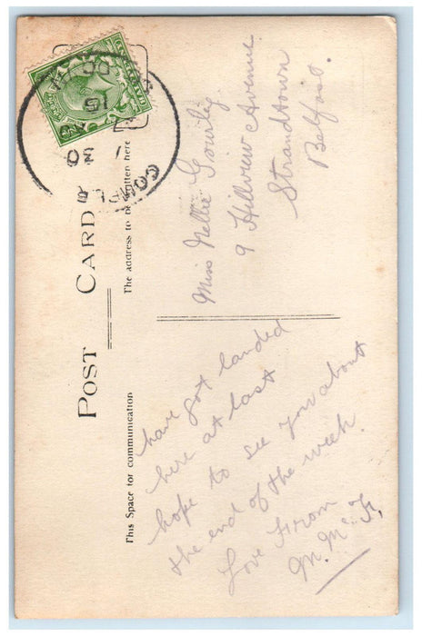 c1930's Braeside Comber Ulster Republic of Ireland RPPC Photo Postcard