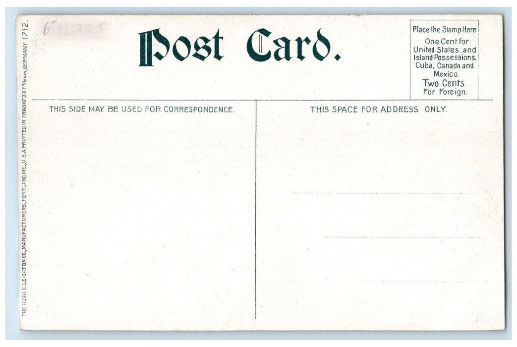c1910 Old Toll Bridge Exterior Lake River Springfield Massachusetts MA Postcard