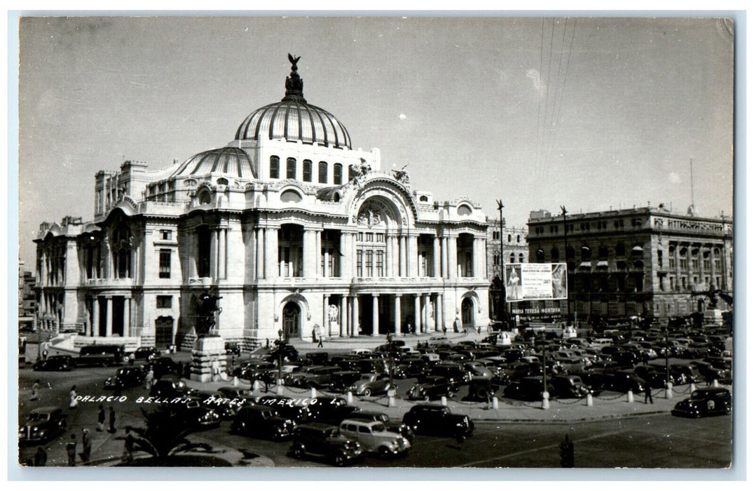 c1950's Palacio Bellas Artes Mexico City Mexico Vintage RPPC Photo Postcard