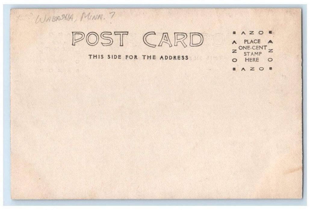 c1920's Reads Landing River Minnesota MN RPPC Photo Unposted Postcard