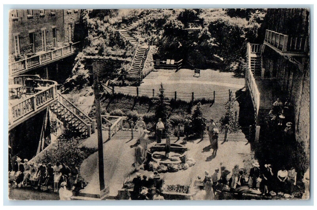 c1940 Opera House Gardens Teller House Central City Colorado CO Antique Postcard