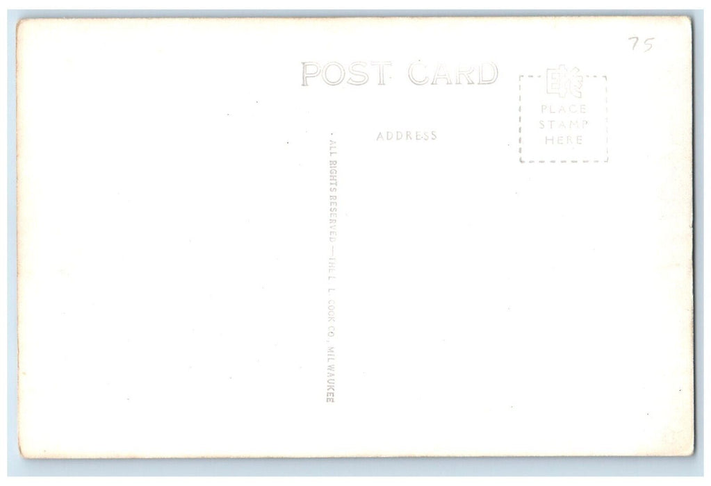c1940's General Blunt Quantrel Baxter Springs Kansas KS RPPC Photo Postcard