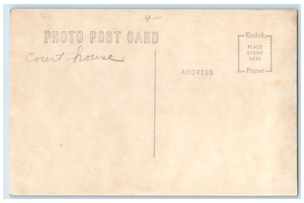 c1950's Court House Building Kingfisher Oklahoma OK RPPC Photo Vintage Postcard