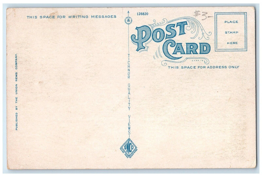 c1920 Walnut Street Capitol Streetcar Grounds Harrisburg Pennsylvania Postcard