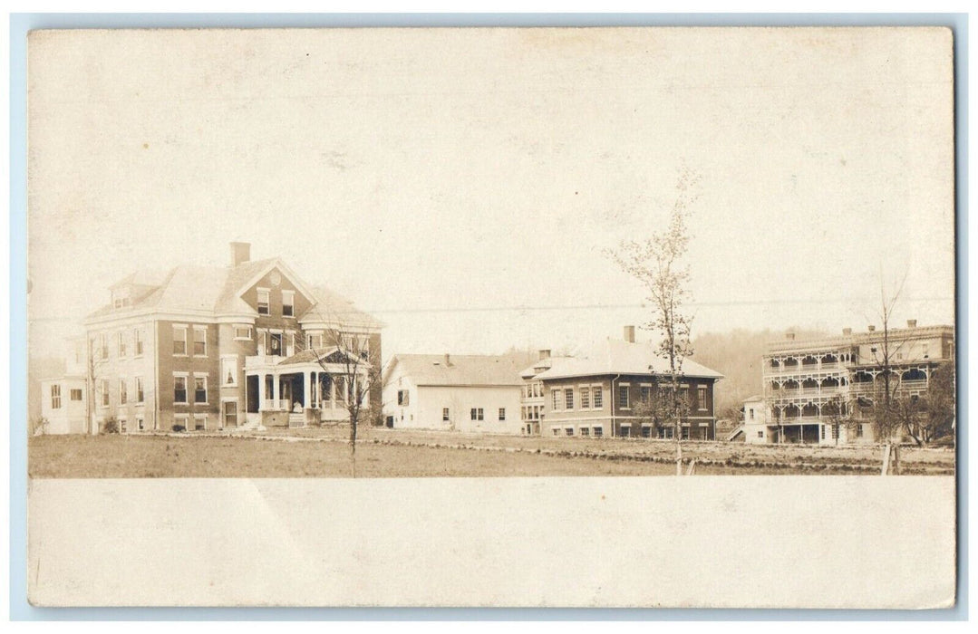 c1910's Children's Home Houses Randolph New York NY RPPC Photo Antique Postcard