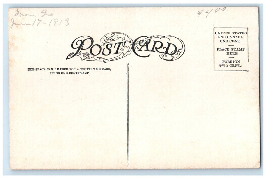 1913 The Collegiate Peaks Yale Harvard And Princeton Colorado CO Posted Postcard