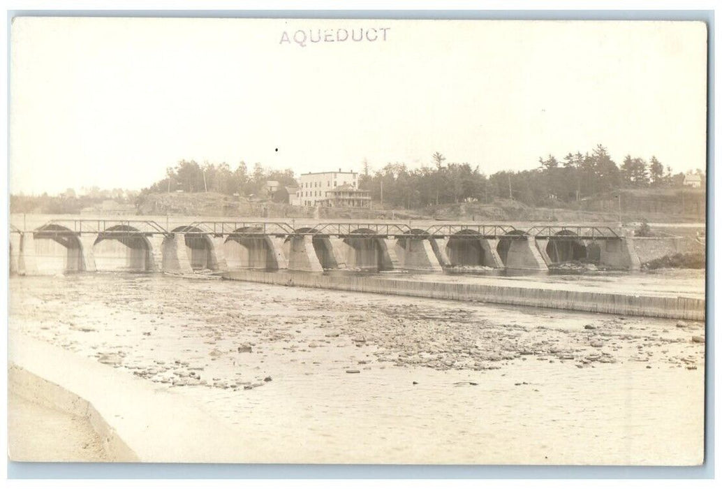 c1910's Aqueduct View Niskayuna Schenectady New York NY RPPC Photo Postcard