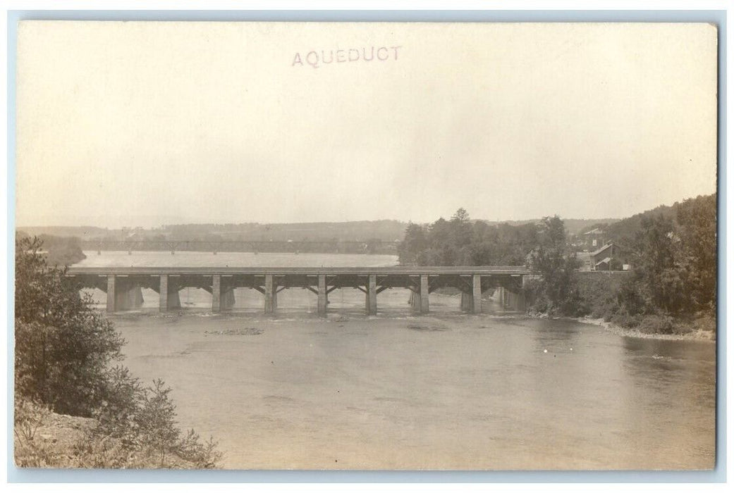 c1910's View Of Aqueduct Niskayuna Schenectady New York NY RPPC Photo Postcard