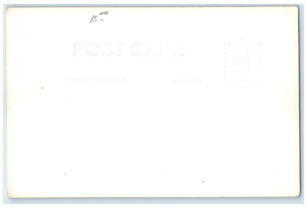 c1940's Union Station Clock Tower View Portland Oregon OR RPPC Photo Postcard