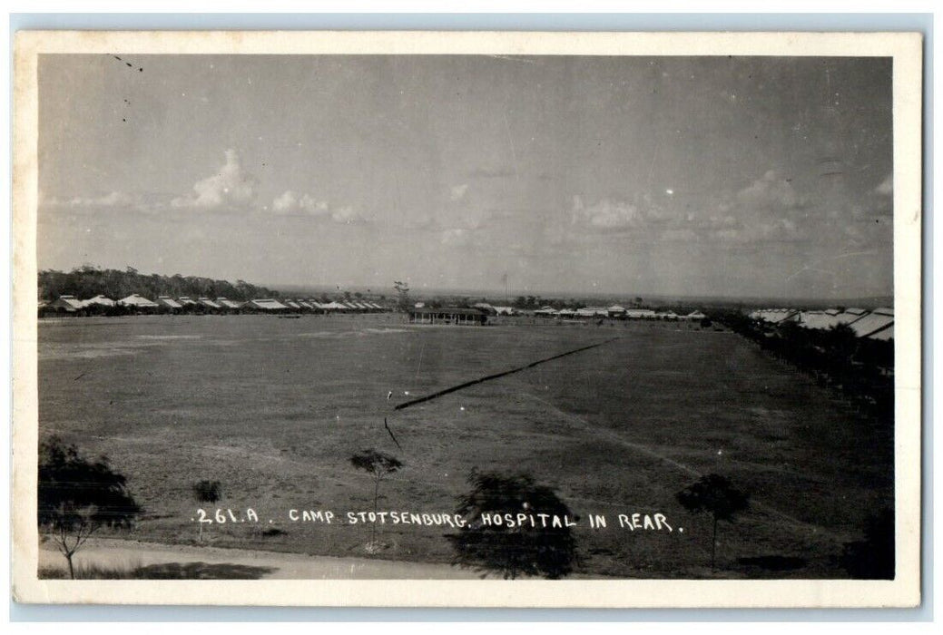c1920's Camp Stotsenburg Hospital View Pampanga Philippines RPPC Photo Postcard