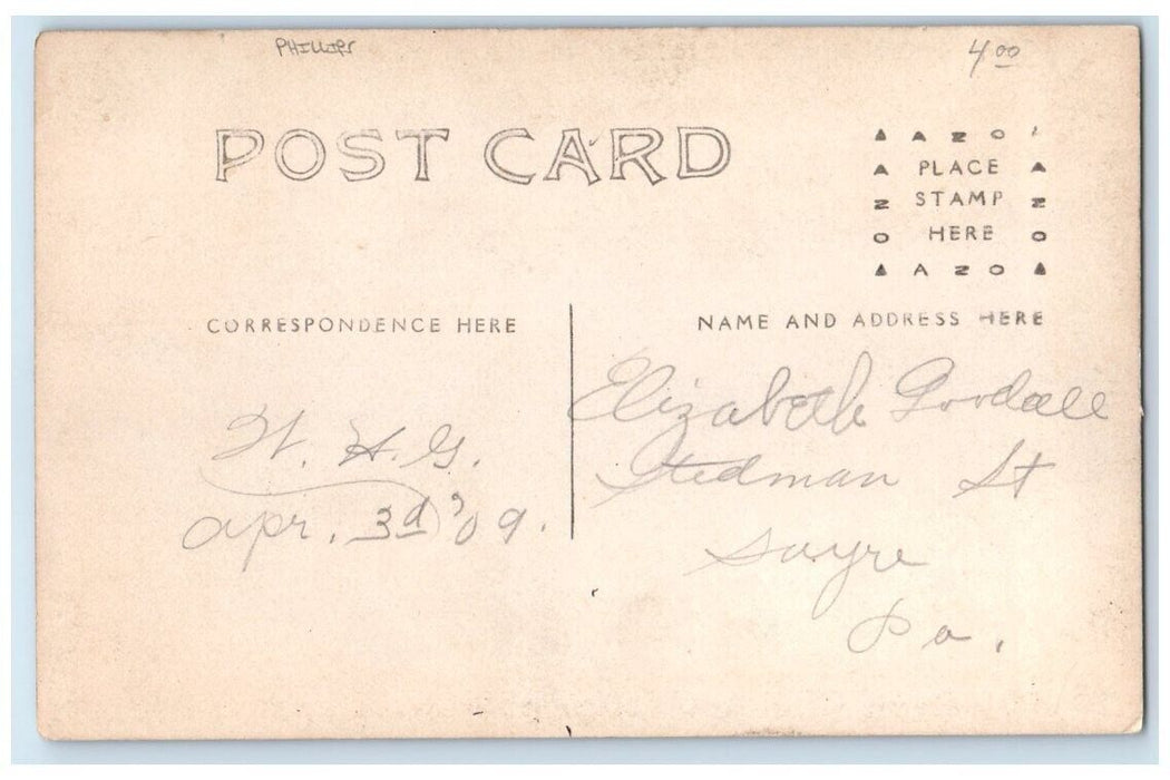 1908 Central New York Fair Phillips Oneonta NY RPPC Photo Unposted Postcard