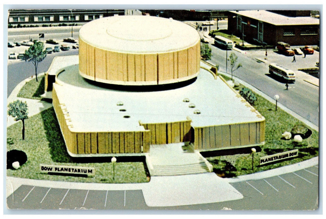 1967 Dow Planetarium Gift of Dow Brewery Montreal Canada Exhibition Postcard