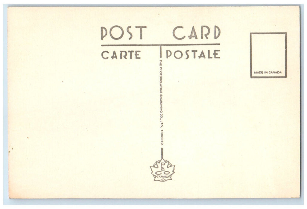c1940's Twin Sister Islands Fairy Lake Muskoka Canada Vintage Postcard
