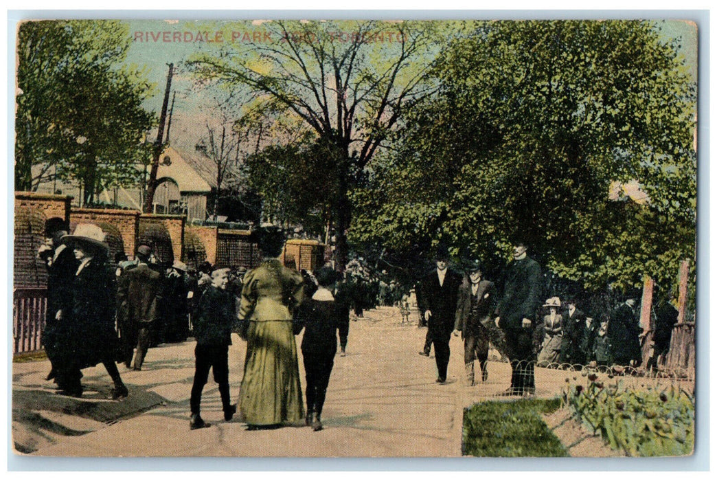 c1910 Riverdale Park Toronto Zoo Ontario Canada Antique Unposted Postcard