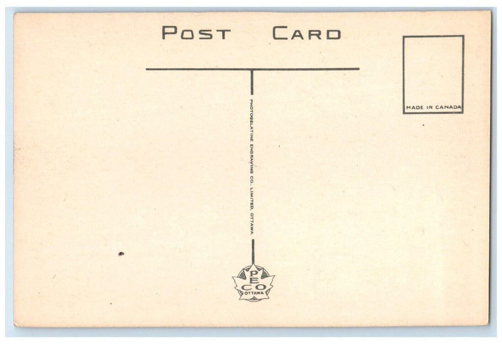 c1940's McGill College Avenue Fountain of Good Will Montreal Canada Postcard