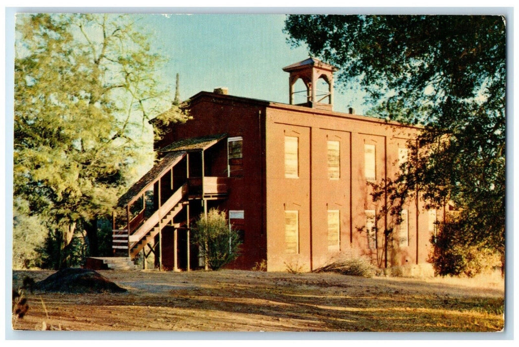 c1960 School House Exterior Building Columbia State Park California CA Postcard