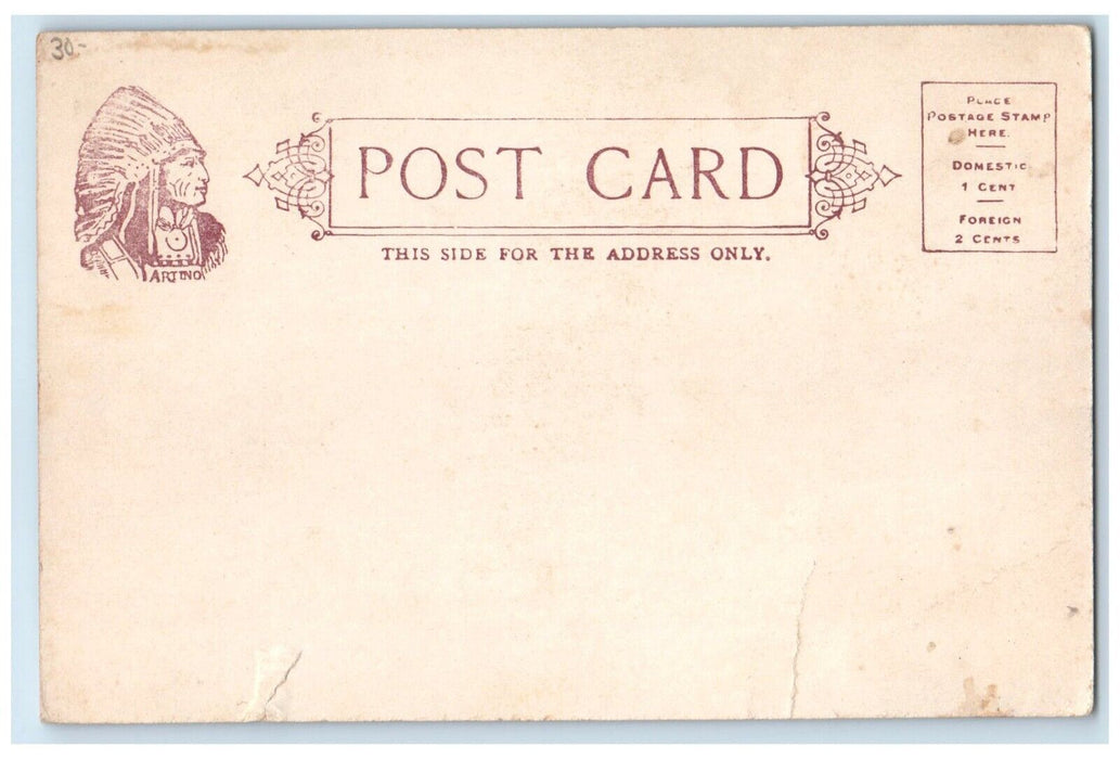 c1905 Gray's Casino White Lakes New York NY Unposted Antique Postcard