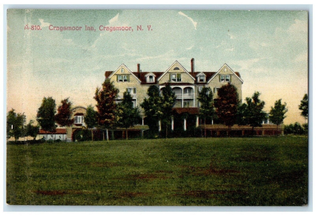 1908 Cragsmoor Inn Hotel Building Cragsmoor New York NY Posted Antique Postcard