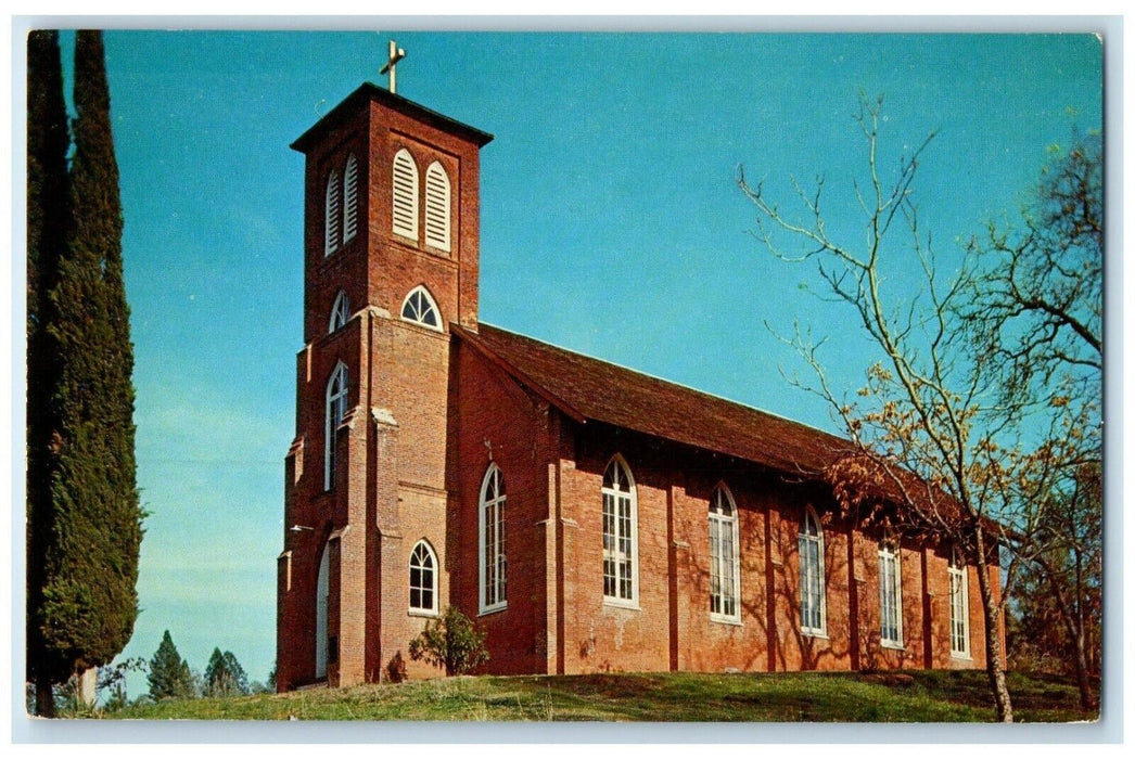 c1960 St. Anne's Catholic Church Kennebeck Hill Columbia California CA Postcard