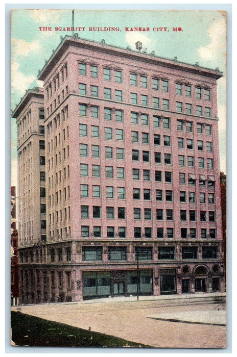 1911 The Scarritt Building Kansas City Missouri MO Antique Postcard