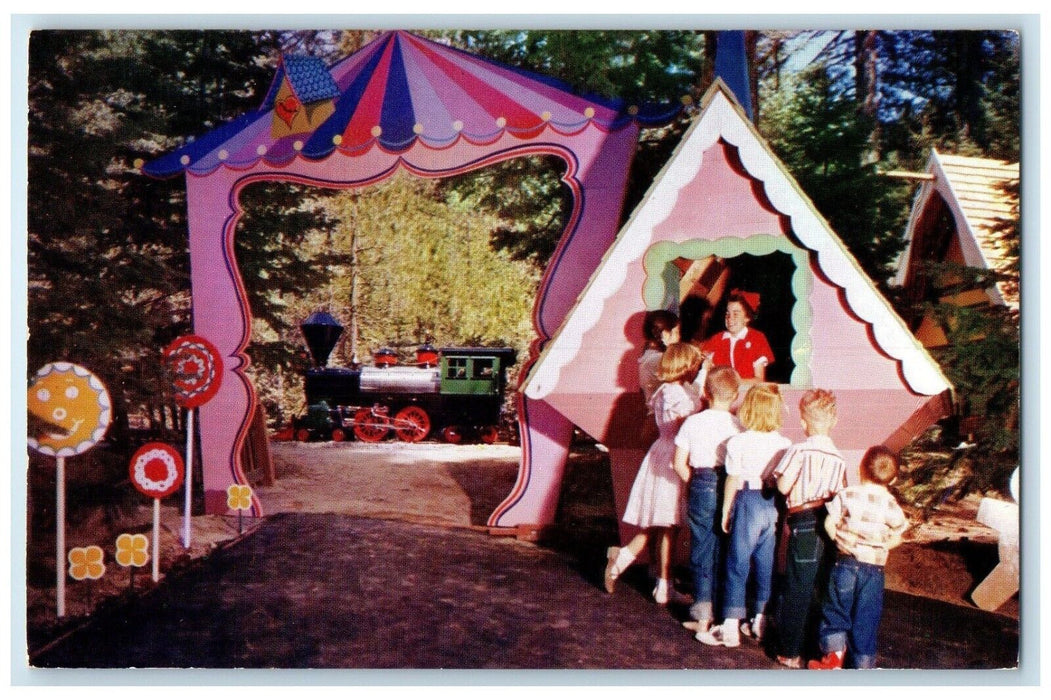 c1960 Santa's Village San Bernardino Mountains Sky Forest California CA Postcard