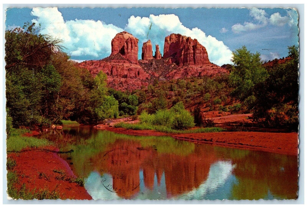 1974 Scenic View Red Rock Crossing Oak Creek Canyon Sedona Arizona AZ Postcard