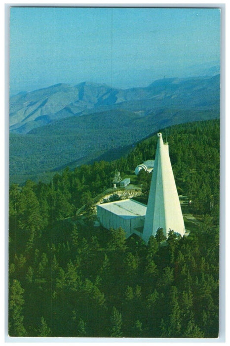 c1960 Vacuum Tower Telescope Sacramento Peak Observatory New Mexico NMPostcard