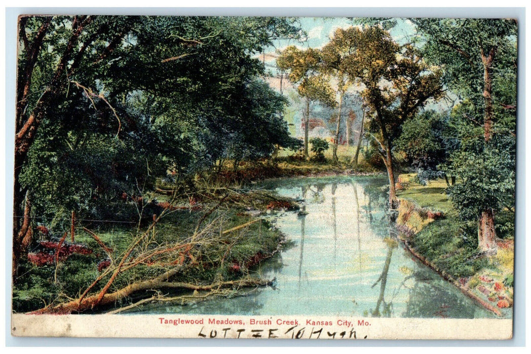 1908 Tanglewood Meadows Brush Creek Kansas City Missouri MO Postcard