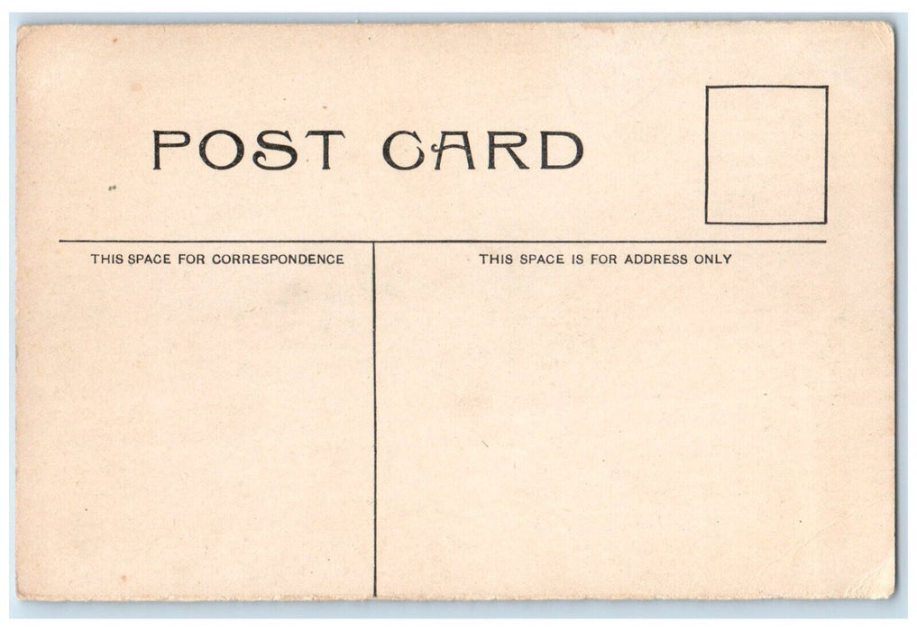 c1910's High School Building Campus Amboy Illinois IL Unposted Antique Postcard