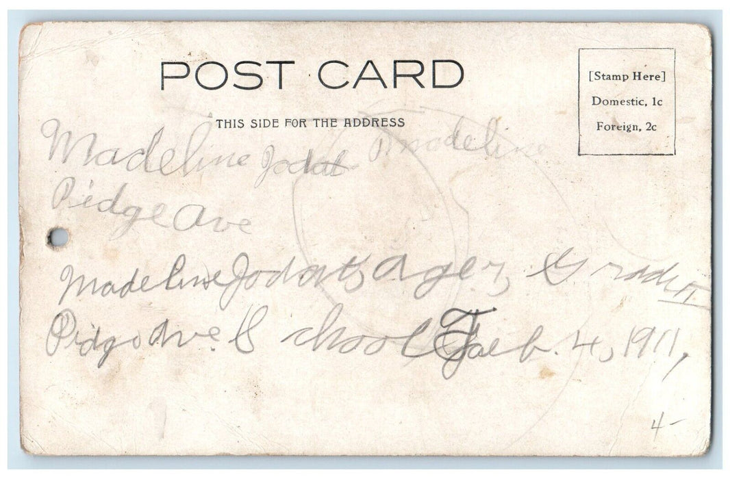 c1905 American Enamel Co. Calendar Providence Rhode Island RI Antique Postcard