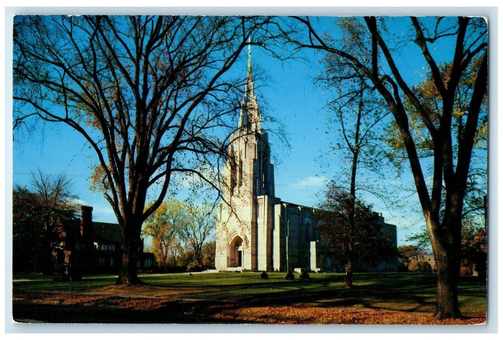 c1960 Exterior View Asbury First Methodist Church Rochester New York NY Postcard