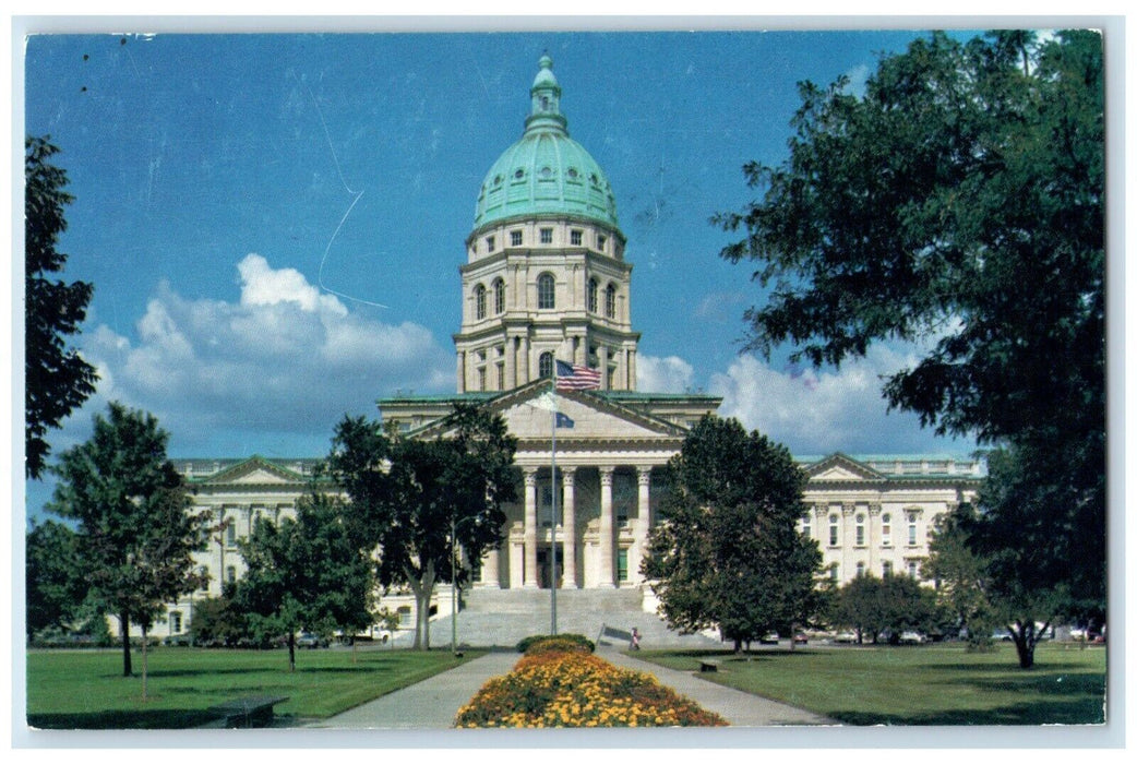 1992 Capitol In Topeka Columbus Kansas KS To Phillipsburg Duane Cancel Postcard