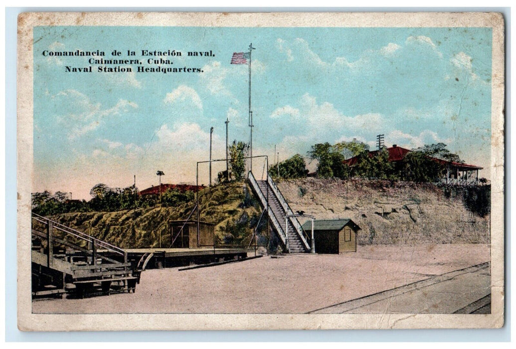 1920 USS Florida Sailor Mail Navy Lamar Missouri MO Duane Cancel Postcard