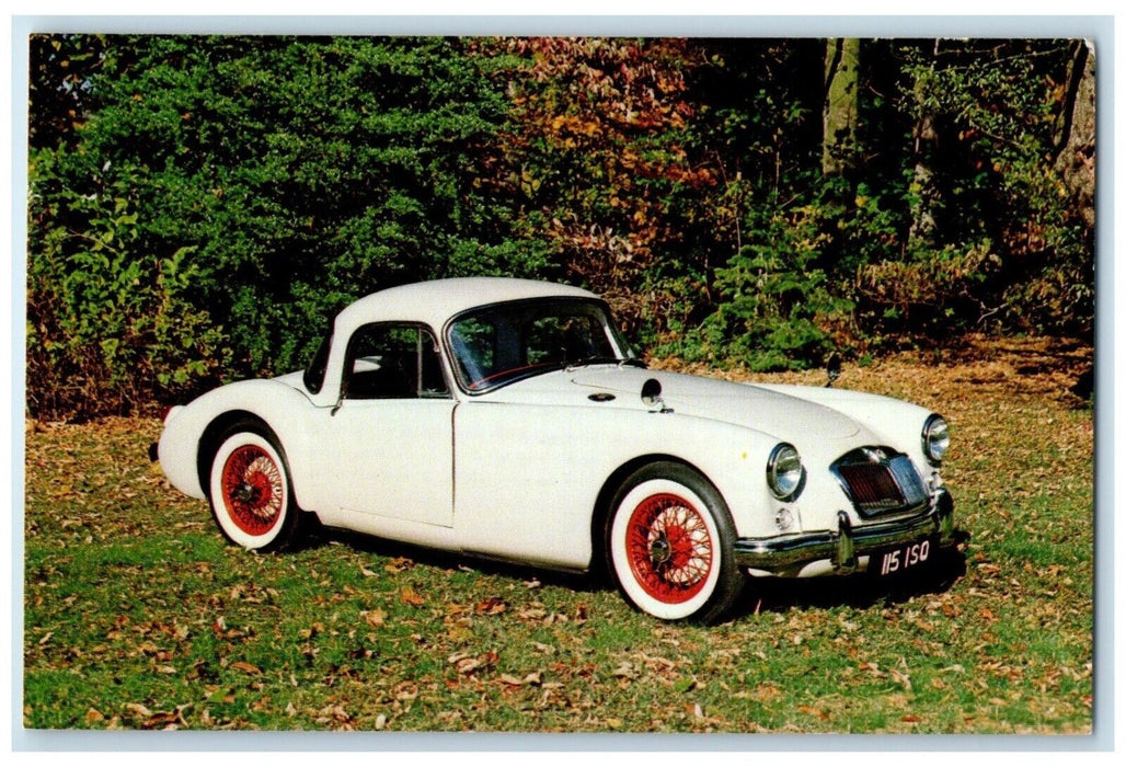 1959 MGA Sports Coupe From The Collection Car Merrick Long Island NY Postcard