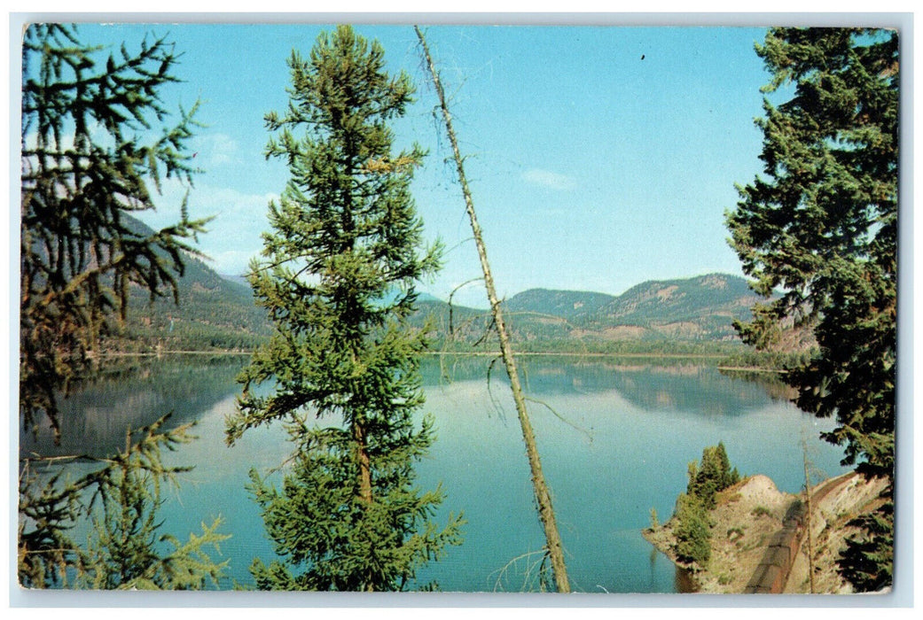 c1960's Beautiful Moyie Lake British Columbia Canada Vintage Postcard
