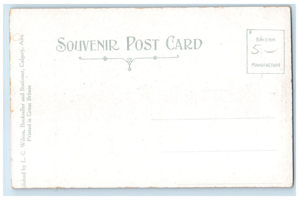 c1905 Fire Headquarters Calgary Alberta Canada Antique Unposted Postcard