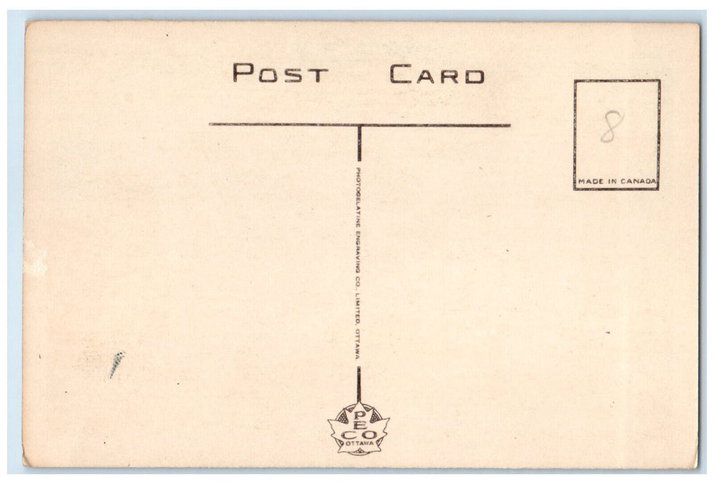 c1950's The Post Office Wolfville Nova Scotia Canada Unposted Postcard