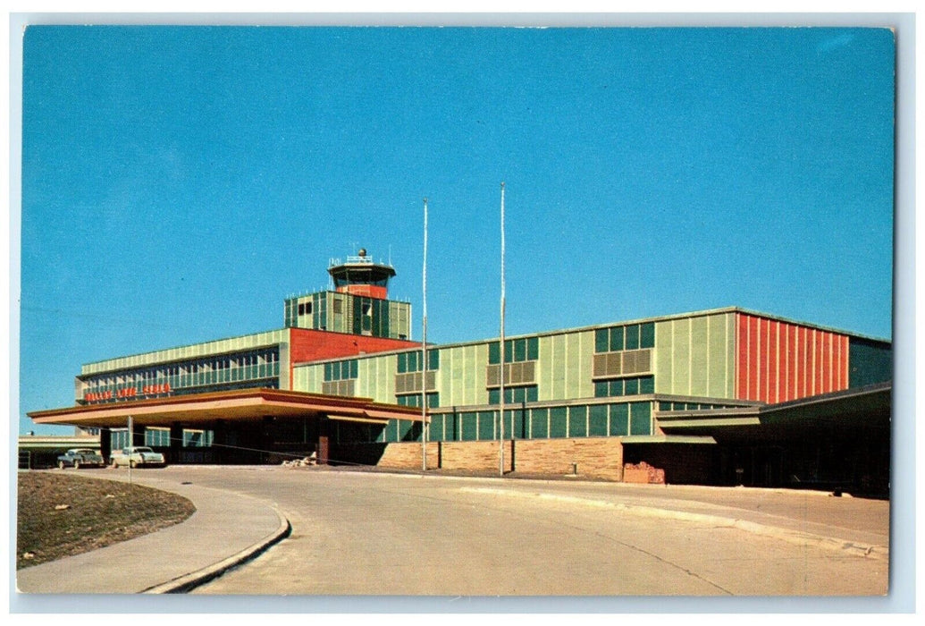 c1960 Front View New Dallas Love Field Terminal Dallas Texas TX Vintage Postcard